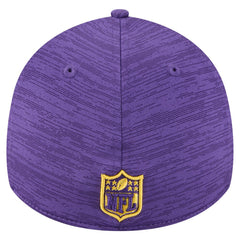 Minnesota Vikings New Era Stripes 39THIRTY Flex Hat Purple