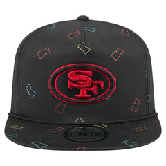 San Francisco 49ers New Era Gummy Golfer Snapback Hat Black