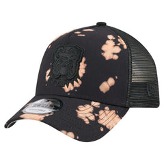 Cleveland Browns New Era Bleached A-Frame 9FORTY Trucker Adjustable Hat Black