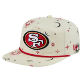 San Francisco 49ers New Era Celestial Golfer Snapback Hat Cream