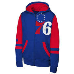 Philadelphia 76ers Outerstuff Youth Straight to the League Full-Zip Hoodie Royal