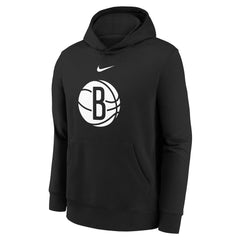 Brooklyn Nets Youth 2025/26 Club Fleece Hoodie Black