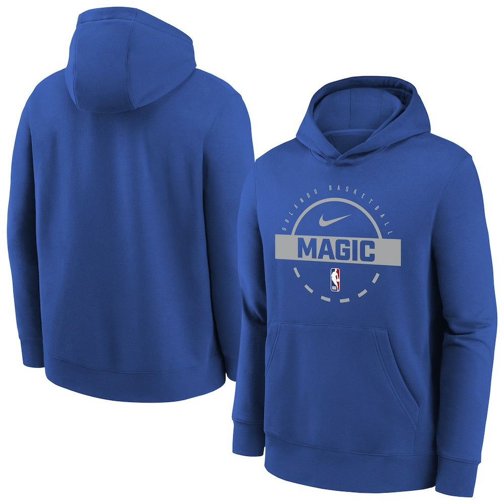 Orlando Magic Youth 2025/26 Club Fleece Practice Hoodie Blue