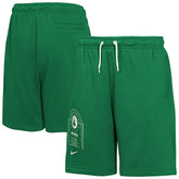 Boston Celtics Youth Courtside Club Fleece Shorts Kelly Green