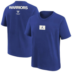 Golden State Warriors Jordan Brand Youth Courtside Statement 85 T-Shirt Blue