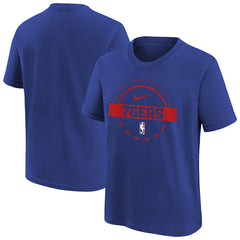Philadelphia 76ers Youth Practice T-Shirt Royal