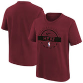 Miami Heat Youth Practice T-Shirt Red