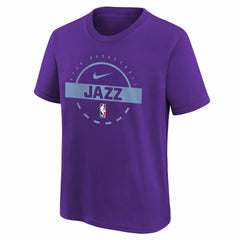 Utah Jazz Youth Practice T-Shirt Purple
