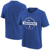 Dallas Mavericks Youth Practice T-Shirt Blue