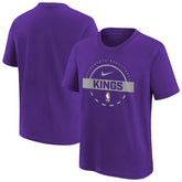 Sacramento Kings Youth Practice T-Shirt Purple