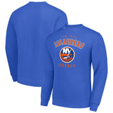 NHL New York Islanders Men's Starter Team Logo Fleece Pullover Sweatshirt - Royal