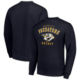 NHL Nashville Predators Men's Starter Team Logo Fleece Pullover Sweatshirt - Navy