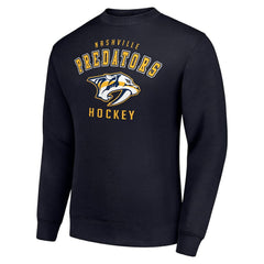 NHL Nashville Predators Men's Starter Team Logo Fleece Pullover Sweatshirt - Navy