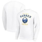 NHL Buffalo Sabres Men's Starter Team Logo Fleece Pullover Sweatshirt - White