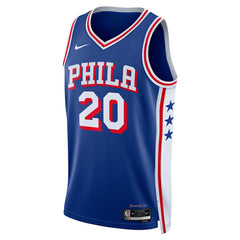 NBA Jared McCain Philadelphia 76ers Swingman Jersey - Icon Edition - Royal