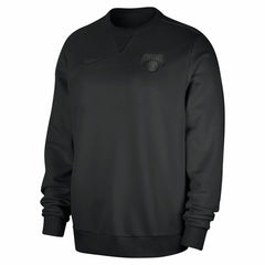 New York Knicks Authentic Standard Issue Travel Dri-FIT Sweatshirt Black