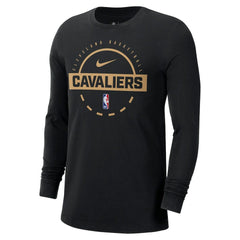 Cleveland Cavaliers Authentic Long Sleeve Practice T-Shirt Black