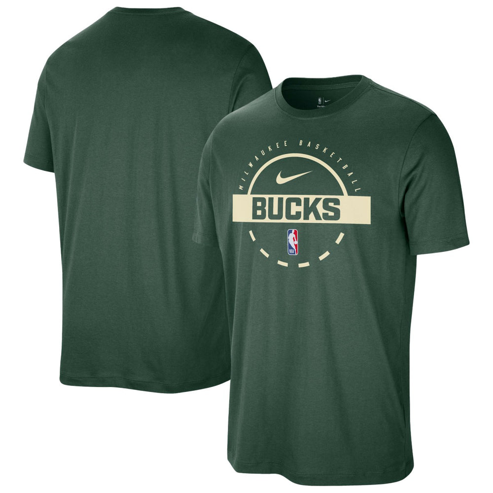 Milwaukee Bucks Authentic Practice T-Shirt Hunter Green