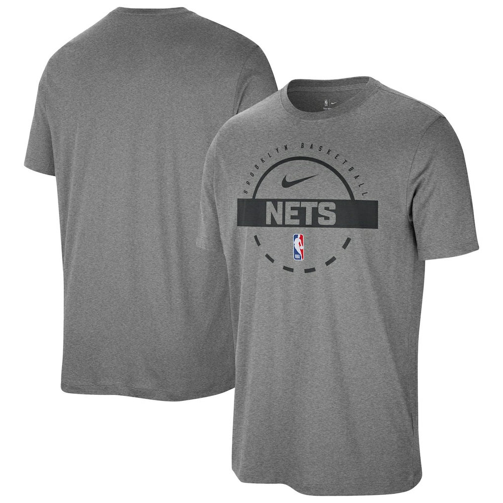 Brooklyn Nets Authentic Practice T-Shirt Charcoal