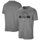 Brooklyn Nets Authentic Practice T-Shirt Charcoal