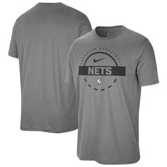 Brooklyn Nets Authentic Practice T-Shirt Charcoal