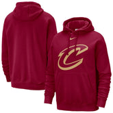 Cleveland Cavaliers Essential Logo Club Pullover Hoodie Wine