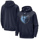 Memphis Grizzlies Essential Logo Club Pullover Hoodie Navy