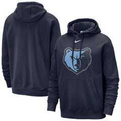 Memphis Grizzlies Essential Logo Club Pullover Hoodie Navy