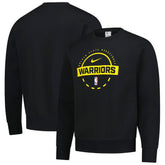 Golden State Warriors 2025/26 Authentic Practice Club Sweatshirt Black