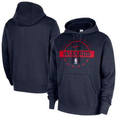 Washington Wizards 2025/26 Authentic Practice Club Pullover Hoodie Navy