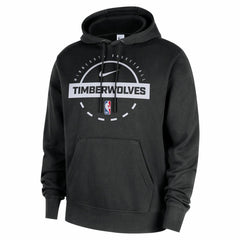 Minnesota Timberwolves 2025/26 Authentic Practice Club Pullover Hoodie Black