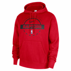 Toronto Raptors 2025/26 Authentic Practice Club Pullover Hoodie Red