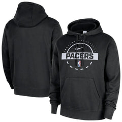 Indiana Pacers 2025/26 Authentic Practice Club Pullover Hoodie Black