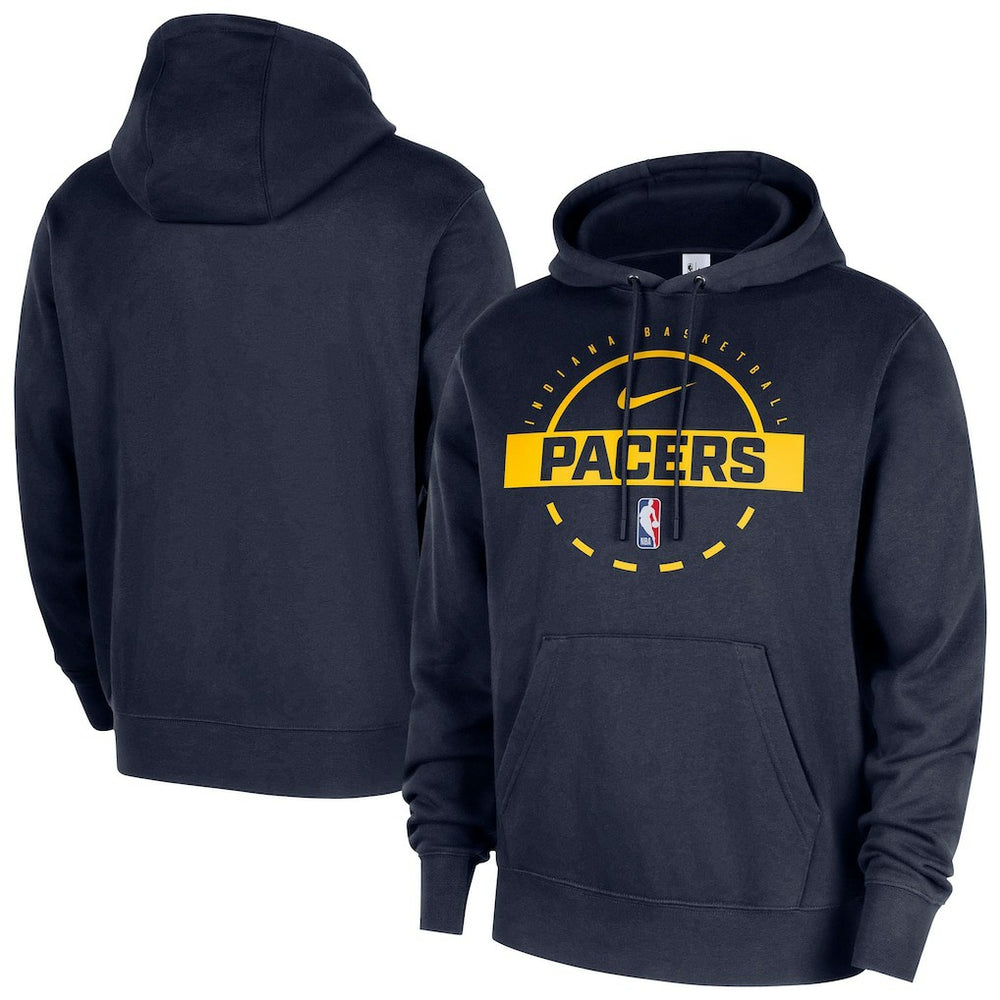 Indiana Pacers 2025/26 Authentic Practice Club Pullover Hoodie Navy