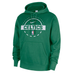 Boston Celtics 2025/26 Authentic Practice Club Pullover Hoodie Kelly Green