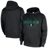 Boston Celtics 2025/26 Authentic Practice Club Pullover Hoodie Black