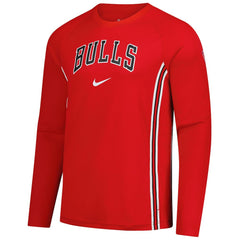 Chicago Bulls 2025/26 Authentic Pre-Game Legend Dri-FIT Long Sleeve Shooting Shirt Red