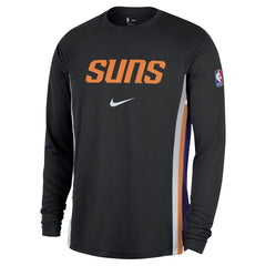 Phoenix Suns 2025/26 Authentic Pre-Game Legend Dri-FIT Long Sleeve Shooting Shirt Black