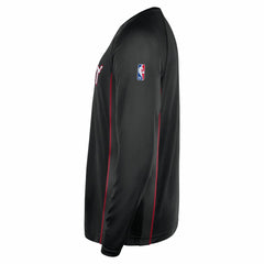 Miami Heat 2025/26 Authentic Pre-Game Legend Dri-FIT Long Sleeve Shooting Shirt Black