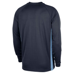 Memphis Grizzlies 2025/26 Authentic Pre-Game Legend Dri-FIT Long Sleeve Shooting Shirt Navy