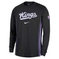 Sacramento Kings 2025/26 Authentic Pre-Game Legend Dri-FIT Long Sleeve Shooting Shirt Black