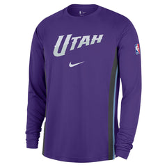 Utah Jazz 2025/26 Authentic Pre-Game Legend Dri-FIT Long Sleeve Shooting Shirt Purple