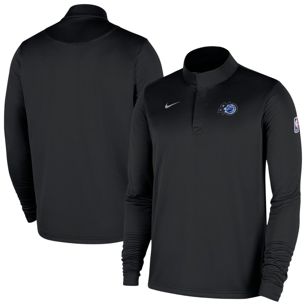 Orlando Magic 2025/26 Authentic Coaches Quarter-Zip Dri-Fit Top Black