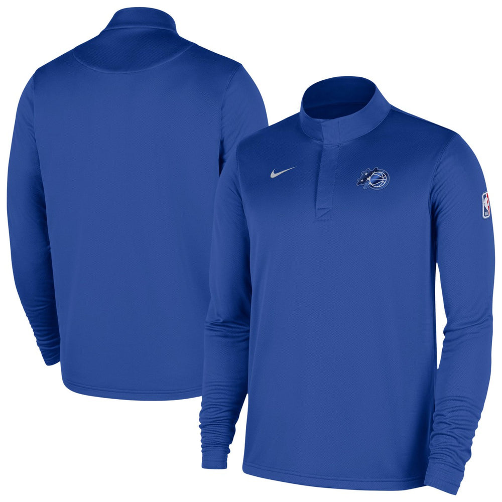 Orlando Magic 2025/26 Authentic Coaches Quarter-Zip Dri-Fit Top Blue