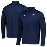 Indiana Pacers 2025/26 Authentic Coaches Quarter-Zip Dri-Fit Top Navy