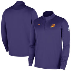 Phoenix Suns 2025/26 Authentic Coaches Quarter-Zip Dri-Fit Top Purple