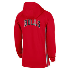 Chicago Bulls Authentic On Court Zone Quarter-Zip Dri-FIT Hoodie Jacket Red