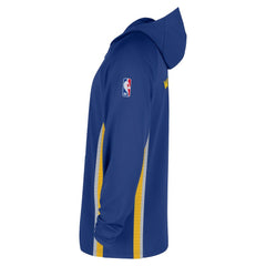 Golden State Warriors Authentic On Court Zone Quarter-Zip Dri-FIT Hoodie Jacket Blue