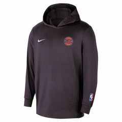 New York Knicks Authentic Practice Yoga Restore Dri-Fit Pullover Hoodie Black