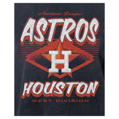 Houston Astros New Era Women's Mineral Wash Oversized T-Shirt - Navy T-shirts